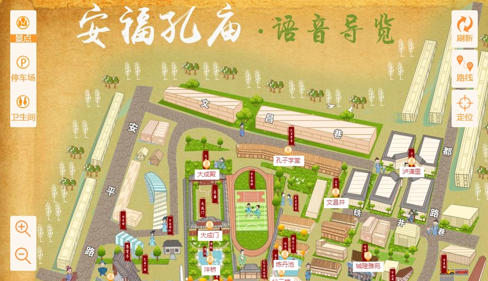 市中手绘地图：智慧景区智能化服务的延伸